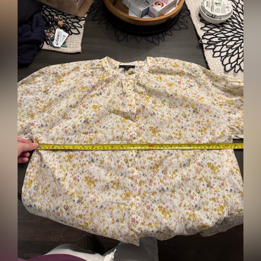 J. Crew Contemporary Multicolor Floral Blouse - Picture 4 of 8